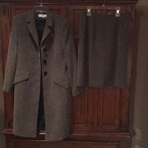 Coat with matching skirt